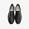 Tata/他她2018秋专柜同款黑色牛皮革平底休闲鞋男单鞋26B20CM8