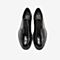 Tata/他她2018秋专柜同款黑色PU革商务绑带男单鞋S3524CM8