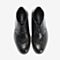 Tata/他她2018冬专柜同款黑色牛皮革雕花绑带踝靴男短靴21A46DD8