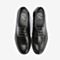 Tata/他她2018秋专柜同款黑色牛皮革绑带压花休闲男单鞋AAM02CM8