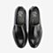 Tata/他她2018秋专柜同款黑色牛皮革简约休闲套脚男单鞋AAM01CM8