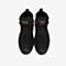 Tata/他她2018冬专柜同款黑色磨砂牛皮革绑带休闲鞋男单鞋ADM01DM8