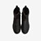 Tata/他她2018冬专柜同款黑色拼接毛里雪地靴男短靴休闲靴AQM02DD8