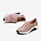 Tata/他她2018秋专柜同款粉色拼接水钻天鹅厚底运动休闲女单鞋CGF01CM8