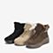 Tata/他她2018冬专柜同款卡其色羊皮革马丁靴休闲坡跟女短靴EDF01DD8