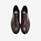 Tata/他她2018冬专柜同款棕色牛皮革商务绑带踝靴男短靴BWM01DM8