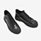 Tata/他她2018冬专柜同款黑色拼接马丁靴绑带休闲靴男短靴CCM02DD8