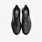 Tata/他她春专柜同款黑色牛皮革绑带平底休闲鞋男单鞋BMM02AM9