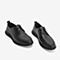 Tata/他她春专柜同款黑色牛皮革绑带平底休闲鞋男单鞋BMM02AM9