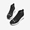 Tata/他她春专柜同款黑色袜子鞋坡跟休闲鞋女单鞋FHF01AM9