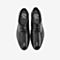 Tata/他她春专柜同款黑色牛皮革绑带商务鞋德比鞋男鞋DDM01AM9