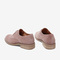 Tata/他她秋专柜同款粉色牛剖层革绑带绒面英伦风女单鞋WAC01CM9