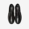 Tata/他她秋专柜同款黑色牛皮革套脚平底鞋商务男单鞋TBD02CM9