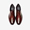 Tata/他她秋专柜同款红棕牛皮革打孔系带商务德比鞋满帮男单鞋QCF01CM9