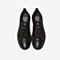 Tata/他她秋专柜同款黑色牛皮革松紧带套脚板鞋休闲男单鞋PFN01CM9
