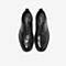 Tata/他她冬专柜同款黑色牛皮革系带雕花布洛克男单鞋27M23DM9