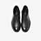 Tata/他她冬专柜同款黑色羊皮革绒里绑带踝靴休闲男短靴TBC02DD9