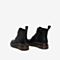 Tata/他她冬专柜同款黑色牛皮革字母织带马丁靴女短靴WJL01DD9