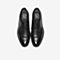 Tata/他她2020春专柜同款黑色牛皮革系带商务德比鞋男单鞋TBG01AM0