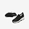 Tata/他她2020春专柜同款黑色布面水钻袜子鞋坡跟女休闲鞋SHY02AM0