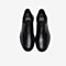 Tata/他她2020春专柜同款黑色拼接圆头套脚平底鞋男单鞋QCG06AM0