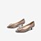 Tata/他她2020春专柜同款杏色羊皮革绒面尖头猫跟浅口女单鞋9JZ01AQ0