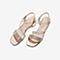 Tata/他她2020夏专柜同款杏色水钻条带露趾中跟女凉鞋WME01BL0