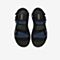 Tata/他她2020夏专柜同款蓝色布休闲沙滩魔术贴男凉鞋QVC01BL0