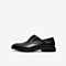 Tata/他她2020夏专柜同款黑色牛皮革商务德比鞋方跟男单鞋TWA01BM0