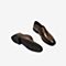 Tata/他她2020夏专柜同款棕色牛皮革商务德比鞋方跟男单鞋TWA01BM0