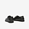 Tata/他她2020夏专柜同款黑色牛皮革商务休闲鞋方跟男单鞋TWB01BM0
