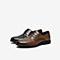 Tata/他她2020夏专柜同款黑色牛皮革镂空德比鞋商务男单鞋TWD01BM0