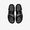Tata/他她2020夏专柜同款黑色牛皮革休闲平跟沙滩鞋男凉鞋25A10BL0