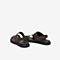 Tata/他她2020夏专柜同款啡色牛皮革休闲平跟沙滩鞋男凉鞋25A09BL0