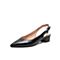 Tata/他她2020夏专柜同款牛皮革通勤尖头粗跟后空女凉鞋FCYA8BH0