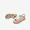 Tata/他她2020夏人造革水钻条带休闲坡跟女凉鞋DSXBIBL0