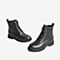 Tata/他她2021冬商场同款时尚方跟马丁靴百搭女靴新款WUX02DD1
