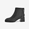 Tata/他她2021冬商场同款时尚方跟时装靴百搭女靴新款XDL01DD1