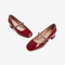 Tata/他她2022春商场同款时尚漆皮方跟玛丽珍鞋单鞋女新XKD01AQ2