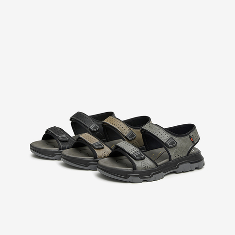 Tata/他她2023夏时尚百搭简约舒适凉鞋男新款QDA01BL3