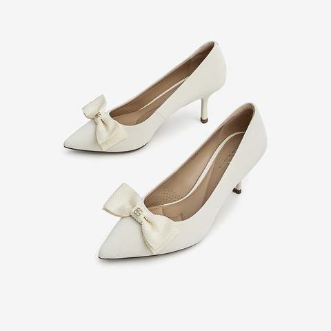 Tata/他她2023春商场同款时尚休闲简约细跟单鞋女新款7DDP1AQ3