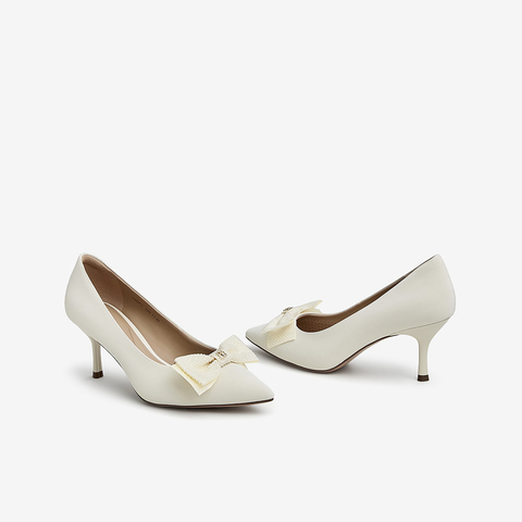 Tata/他她2023春商场同款时尚休闲简约细跟单鞋女新款7DDP1AQ3