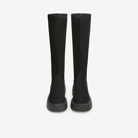 Tata/他她2023冬商场同款时尚休闲厚底潮流时装靴女新款WE601DG3