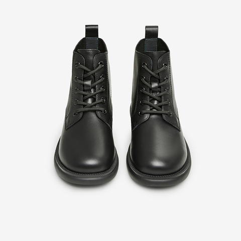 Tata/他她2023冬商场同款时尚经典系带圆头马丁靴新款WXL01DD3