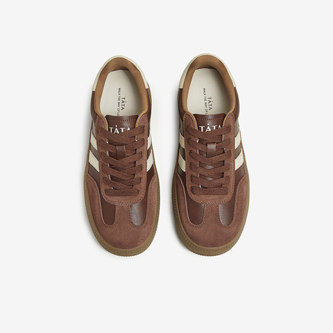 TATA/他她2024冬时尚休闲德训鞋女新款WB401CM3