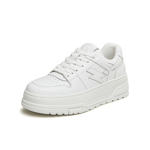 TATA/他她2024春商场同款休闲时尚厚底圆头女板鞋新款GEC01AM4