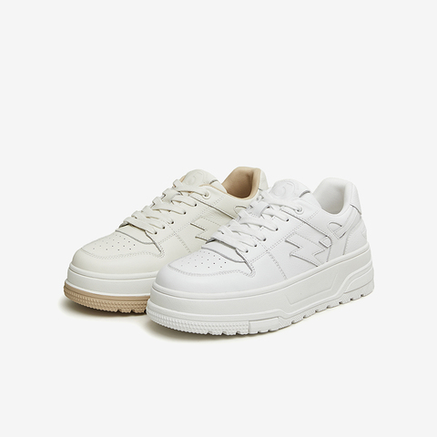 TATA/他她2024春商场同款休闲时尚厚底圆头女板鞋新款GEC01AM4