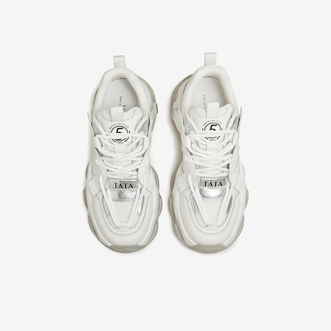 Tata/他她2024夏时尚简约休闲百搭女老爹鞋新款DGAF2BM4