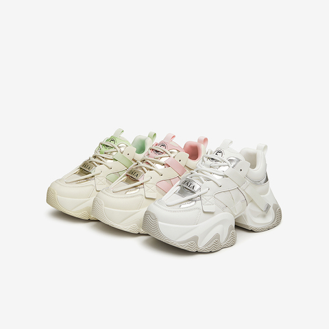 Tata/他她2024夏时尚简约休闲百搭女老爹鞋新款DGAF2BM4