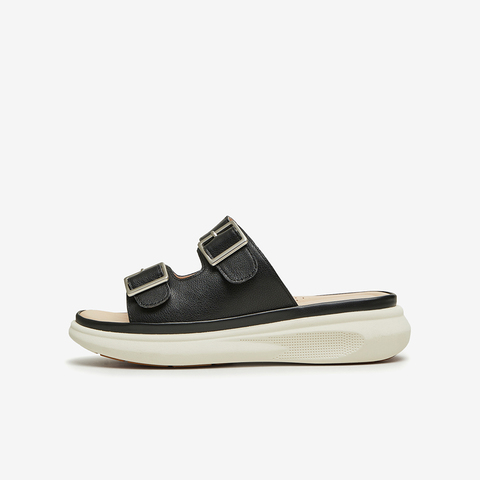 Tata/他她2024夏商场同款简约百搭时尚休闲女拖鞋新款YEU01BT4